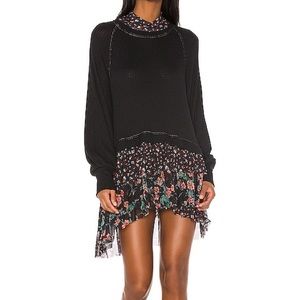 Free People Opposites Attract Waffle Knit Dress